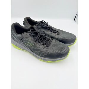Skechers‎ GoRun Trail Altitude Mens 13 Black Lime Water Repellent SN 220111 BKLM